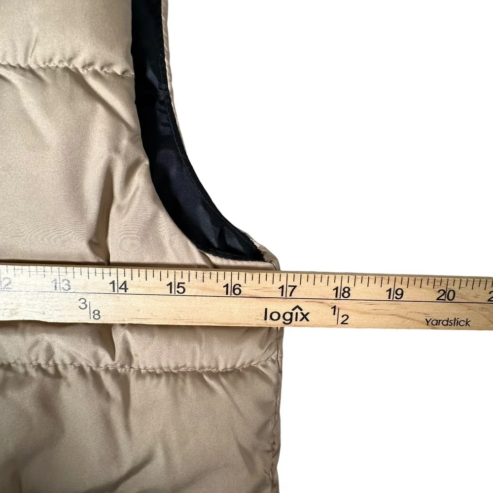 Old Navy Kids Puffer Vest Tan‎ Zip Front Pockets Size Small 6 7 NWT